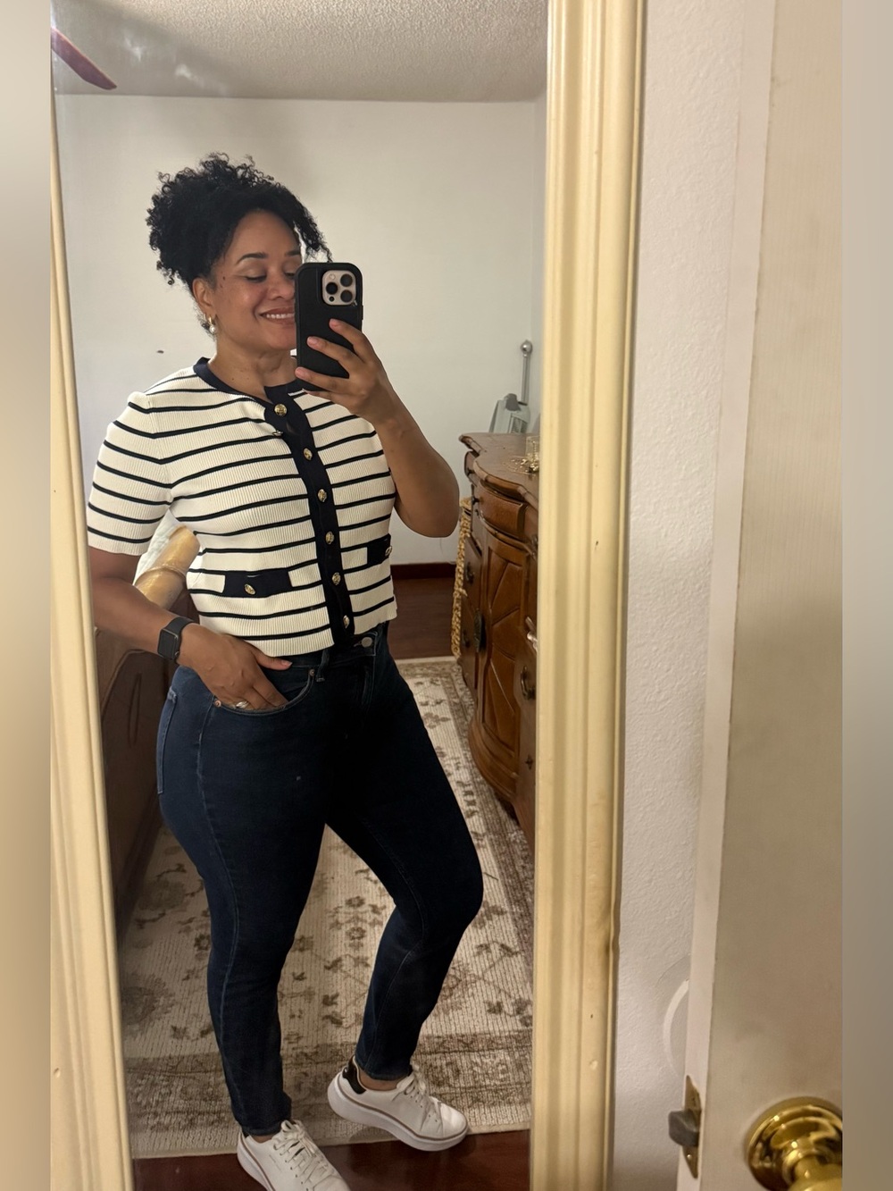 Dark Blue Stretch Jeans skinny - Classic Fit